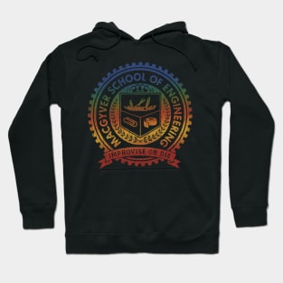 Retro Colors Macgyver School Of Engineering Hoodie